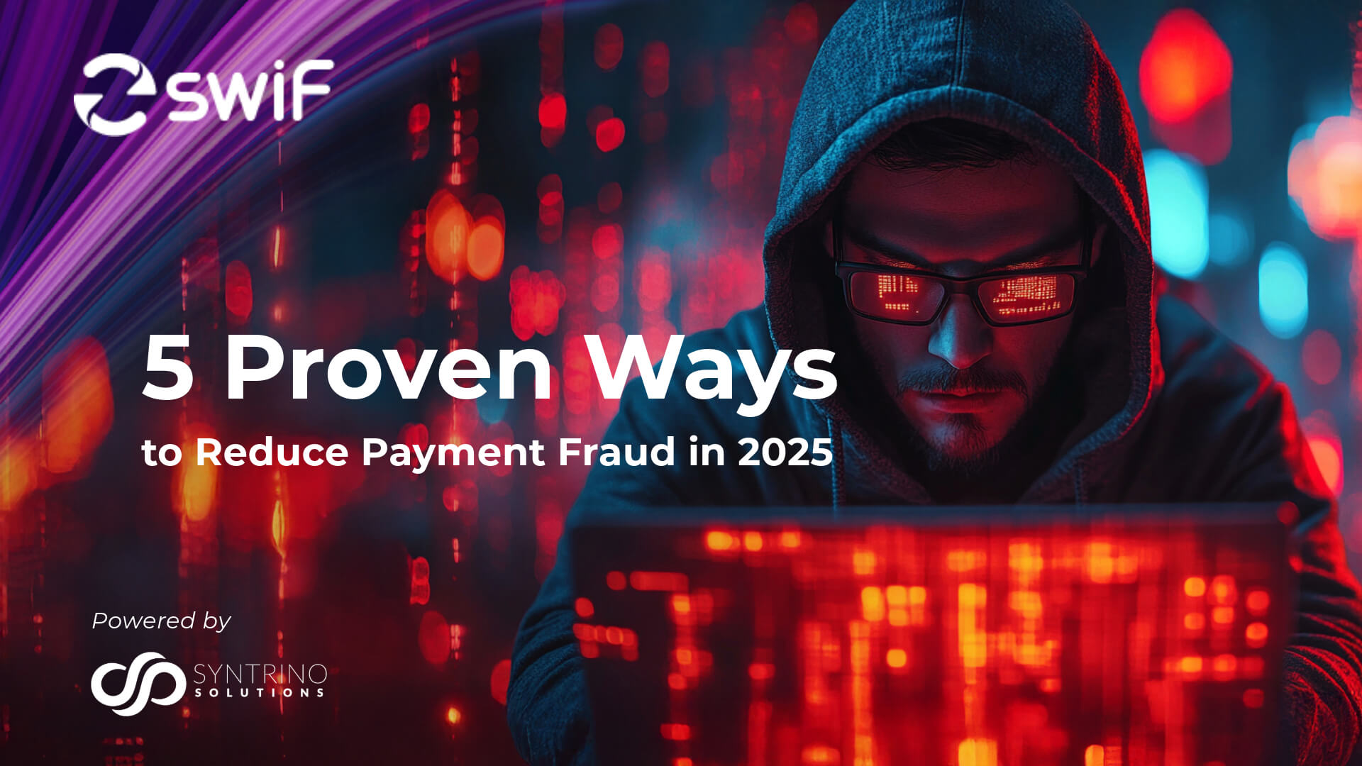 Business owner reviewing real-time fraud prevention dashboard on SwiF fintech platform